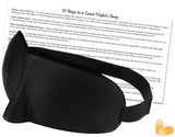 Luxury 3D Contoured Sleep Mask Set