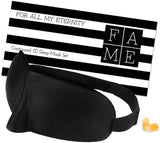 Luxury 3D Contoured Sleep Mask Set